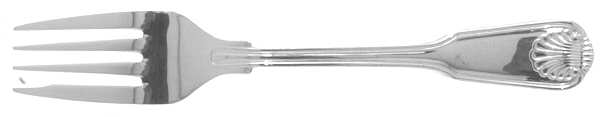 English Shell (Silverplate, 1988) Individual Salad Fork