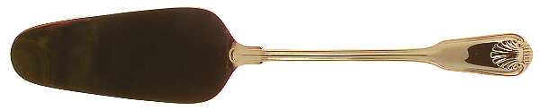 English Shell (Gold Electroplate, 1988) Solid Pie Server