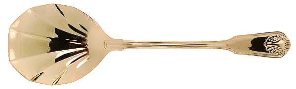 English Shell (Gold Electroplate, 1988) Tablespoon (Serving Spoon) by Towle Silver