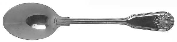 English Shell (Stainless) Place/Oval Soup Spoon