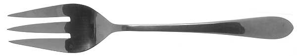 Epoque (Stainless) Large Solid Cold Meat Serving Fork