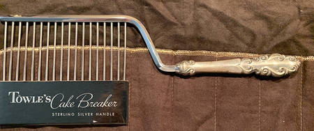 Esplanade (Sterling, 1952) Cake Breaker with Silverplate Prongs