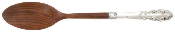 Esplanade (Sterling, 1952) Salad Serving Spoon with Wooden Bowl HC