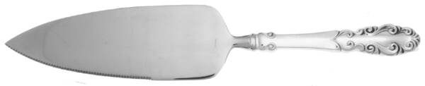 Esplanade (Sterling, 1952) Pie Server with Serrated Stainless Blade HC