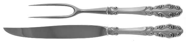 Esplanade (Sterling, 1952) 2 Piece Small Carving Set W/ Sterling Guard