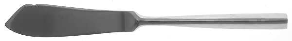 Facets (Stainless) Flat Handle Master Butter Knife