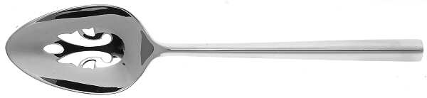 Facets (Stainless) Pierced Tablespoon (Serving Spoon)