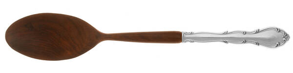 Fontana (Sterling, 1957) Salad Serving Spoon with Wooden Bowl HC