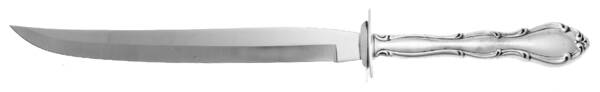 Fontana (Sterling, 1957) Knife-Carv/Lg-Stnbl/Roast Sterling Guard