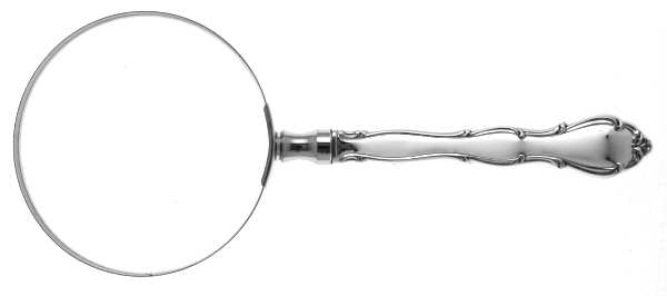 Fontana (Sterling, 1957) Large Magnifying Glass with Sterling Handle