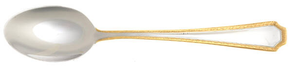 French Gadroon-Gold Accent (Stainless) Teaspoon