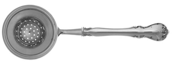 French Provincial (Sterling, 1948) Tea Strainer Overcup Serving-Stainless Bowl HC