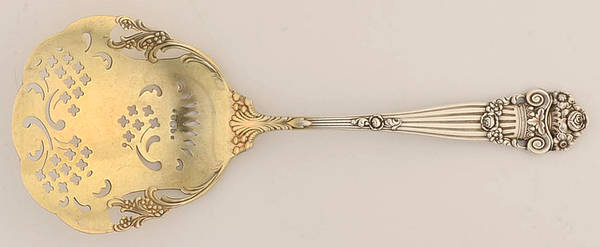 Georgian (Sterling, 1898, Old) Tomato Server, Solid Piece