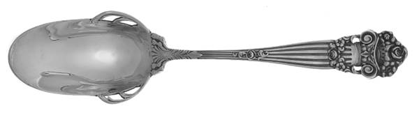Georgian (Sterling, 1898, Old) Solid Large Cheese Scoop