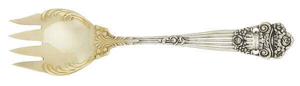 Georgian (Sterling, 1898, Old) Large Individual Terrapin Fork