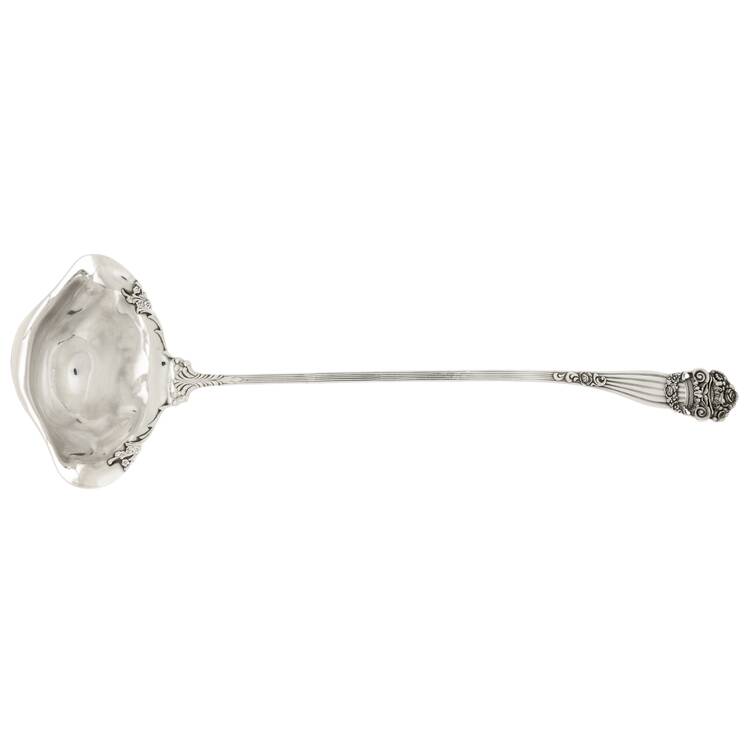 Georgian (Sterling, 1898, Old) Punch Ladle Solid Piece