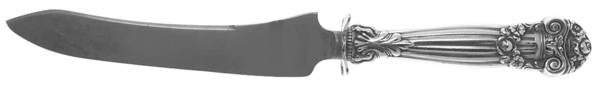 Georgian (Sterling, 1898, Old) Small Steak Carving Knife with Stainless Blade