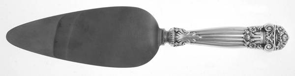 Georgian (Sterling, 1898, Old) Pie Server with Stainless Blade