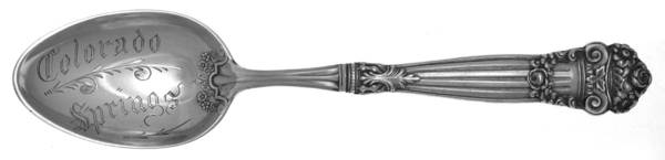 Georgian (Sterling, 1898, Old) Souvenir Spoon (Teaspoon)