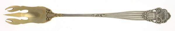 Georgian (Sterling, 1898, Old) Lobster Fork Solid Individual