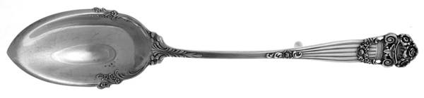 Georgian (Sterling, 1898, Old) Gravy/Dressing Spoon with Button