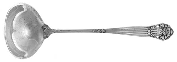 Georgian (Sterling, 1898, Old) Ladle-Cream/Solid Piece-Small