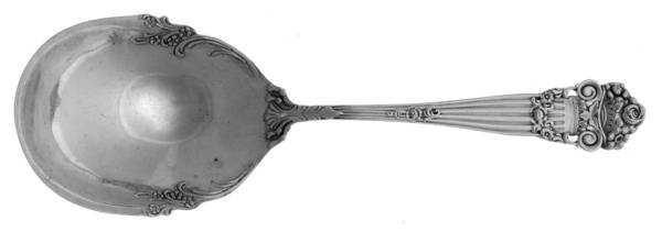 Georgian (Sterling, 1898, Old) Small Solid Berry/Casserole Spoon