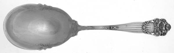 Georgian (Sterling, 1898, Old) Solid Salad Serving Spoon