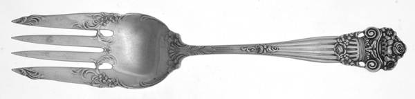 Georgian (Sterling, 1898, Old) Solid Salad Serving Fork