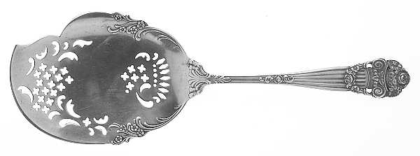 Georgian (Sterling, 1898, Old) Pierced Fried Oyster Server