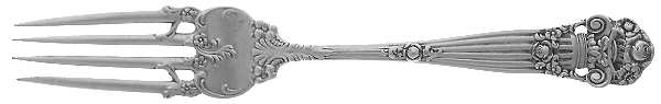 Georgian (Sterling, 1898, Old) Solid Youth Tea Fork