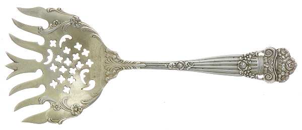 Georgian (Sterling, 1898, Old) Large Solid Tined Sardine Serving Fork