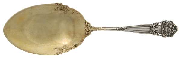 Georgian (Sterling, 1898, Old) Solid Pudding Spoon