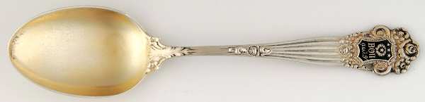 Georgian (Sterling, 1898, Old) Enameled Demitasse Spoon
