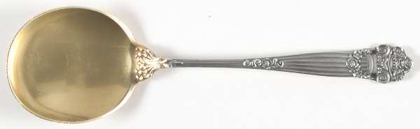 Georgian (Sterling, 1898, Old) Round Bowl Soup Spoon (Bouillon)