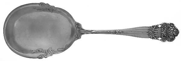 Georgian (Sterling, 1898, Old) Large Solid Berry/Casserole Spoon