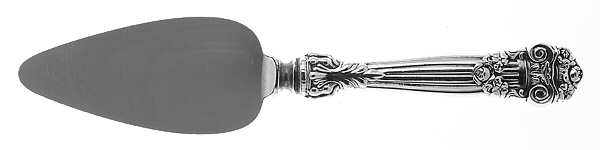 Georgian (Sterling, 1898, Old) Cheese Server with Silverplate Blade