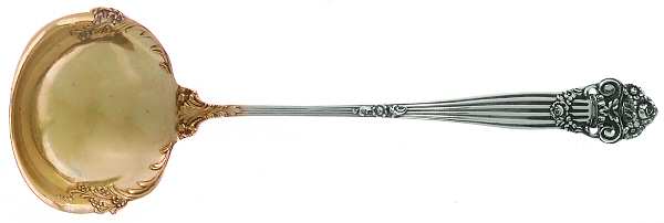 Georgian (Sterling, 1898, Old) Solid Piece Cream Ladle