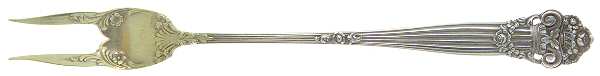 Georgian (Sterling, 1898, Old) Short Handle Pickle/Olive Fork