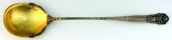 Georgian (Sterling, 1898, Old) Large Lettuce Serving Spoon