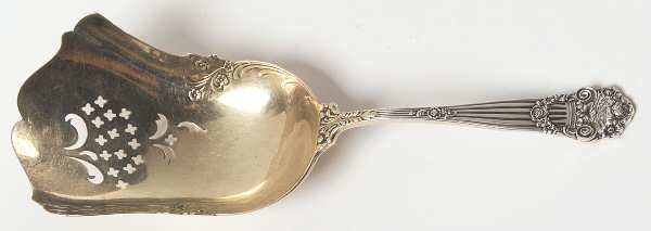 Georgian (Sterling, 1898, Old) Pierced Saratoga Chips Server