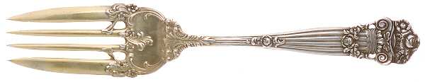 Georgian (Sterling, 1898, Old) Individual Salad Fork
