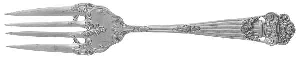 Georgian (Sterling, 1898, Old) Individual Salad Fork