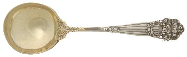 Georgian (Sterling, 1898, Old) Round Bowl Soup Spoon (Gumbo)