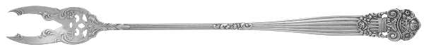 Georgian (Sterling, 1898, Old) Long Handle Olive Fork
