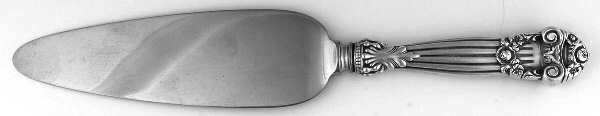 Georgian (Sterling, 1898, Old) Pie Server with Stainless Blade