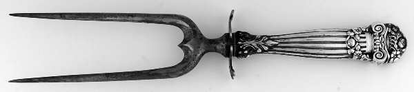 Georgian (Sterling, 1898, Old) Large Joint/Roast Holder Fork