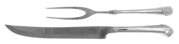 George Washington (Stainless, Cutlery) Large 2-Piece Roast Carving Set w/Stainless Blade