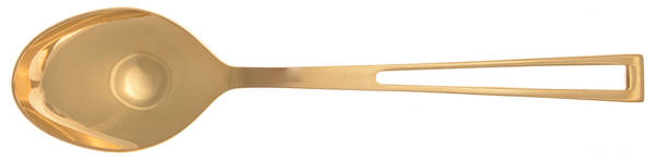 Gold Aperto (Gold Electroplate) Place/Oval Soup Spoon