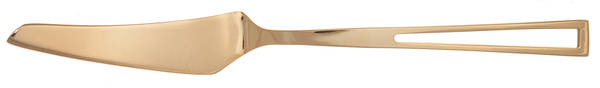 Gold Aperto (Gold Electroplate) Flat Handle Master Butter Knife